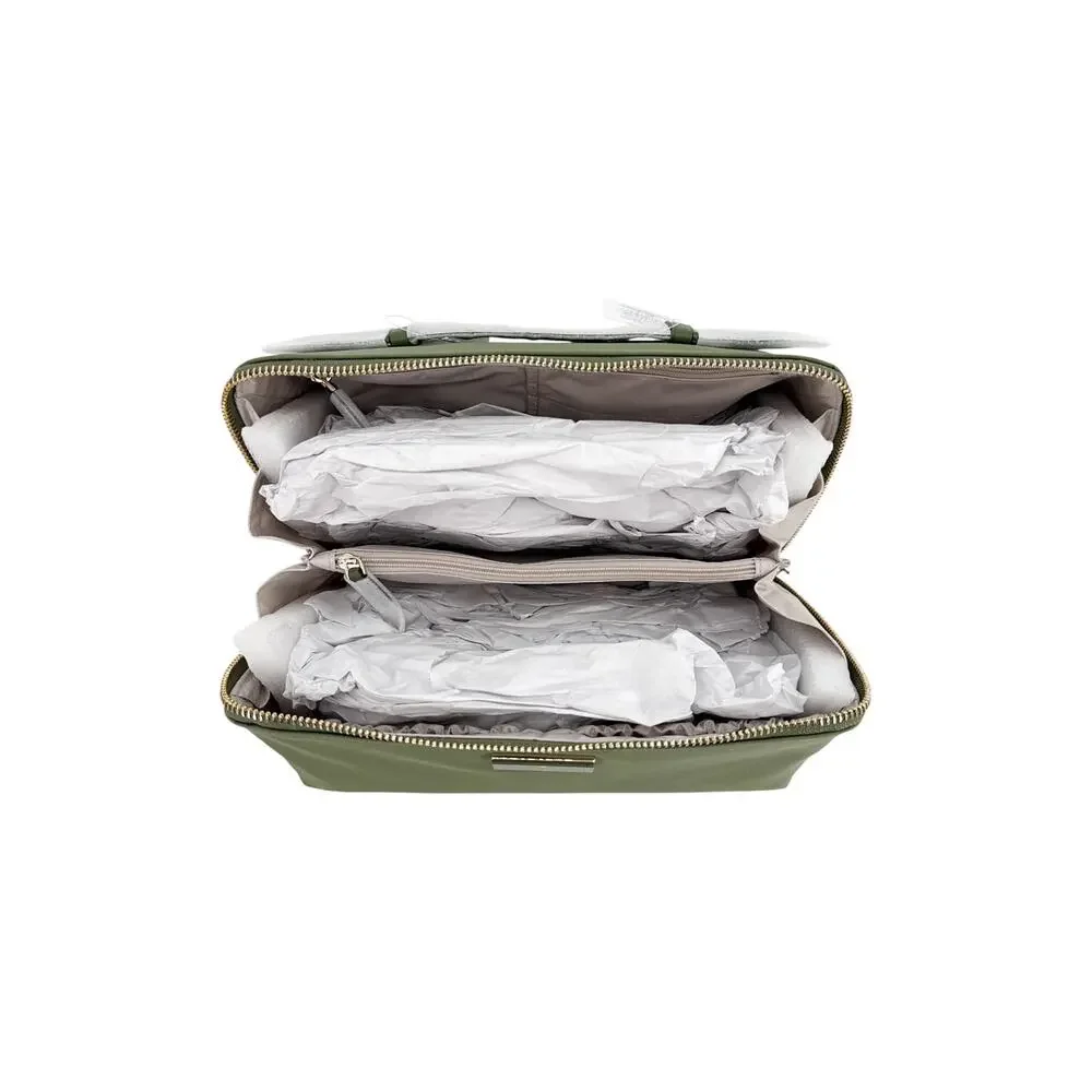 KATE SPADE New York Carter Nylon Travel Cosmetic Pouch in Cedar Stand